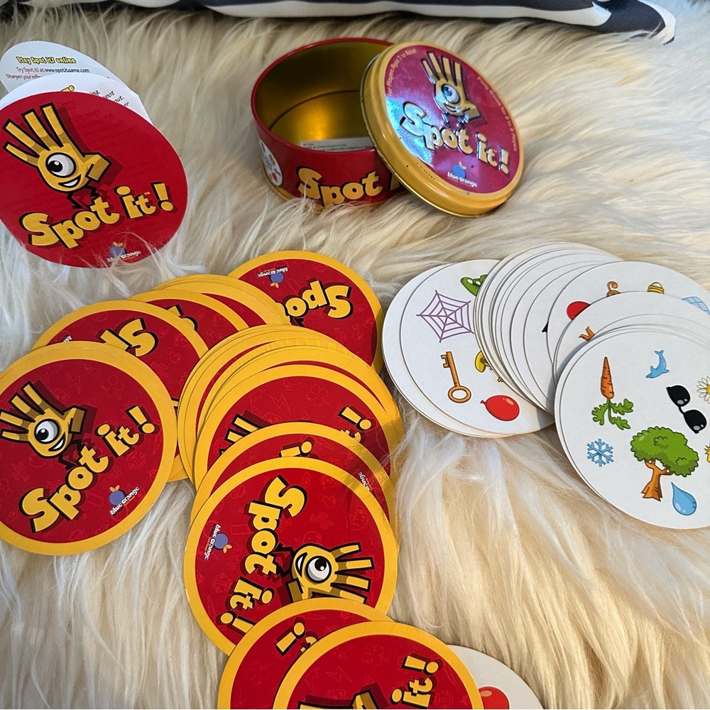 Spot It! Matching Game with Tin